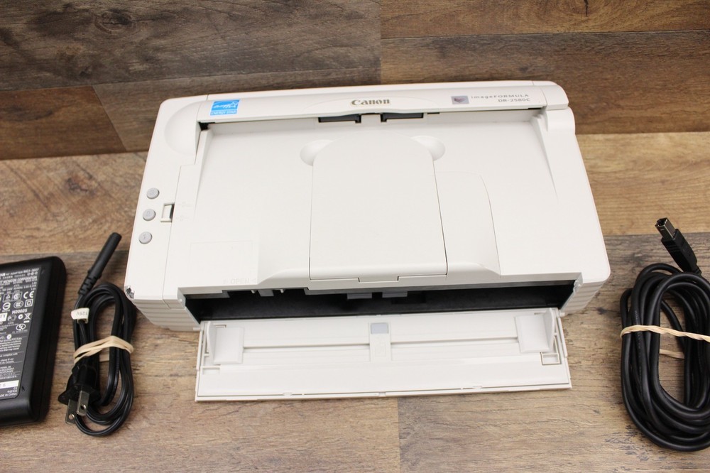 Canon imageFORMULA DR-2580C Compact Color Scanner w/ AC Adapter TESTED