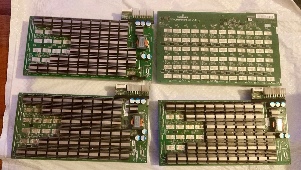 CRYPTOCURRENCY Mining Antminer Hashboards 4 Untested See Pics