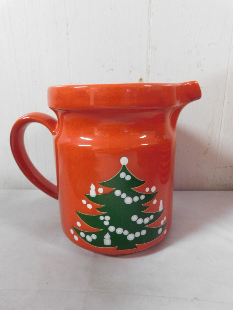 Waechtersbach Red Christmas Tree 1 Quart Pitcher