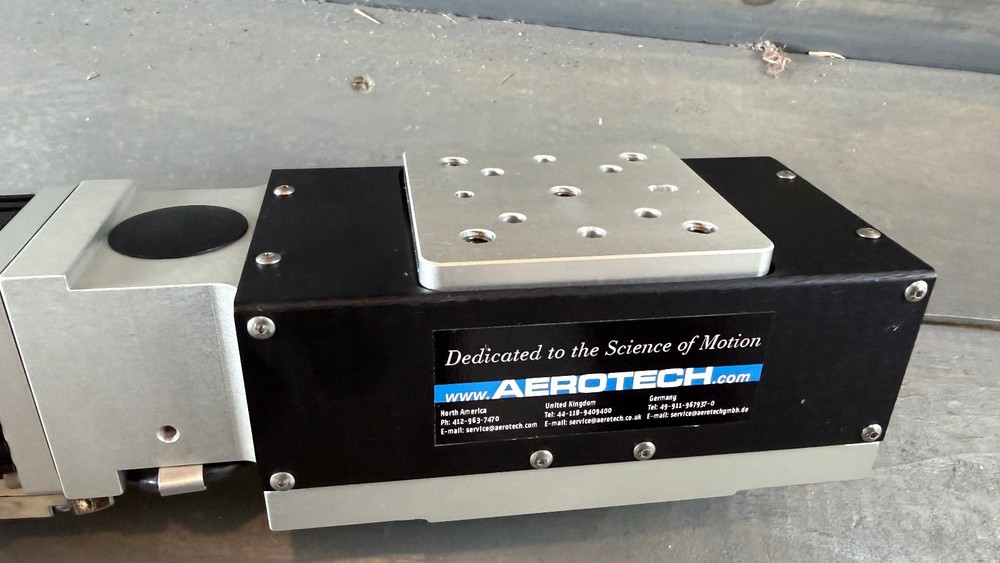 NEW Aerotech ATS105 linear translation stage w/ BMS60 servo motor & encoder