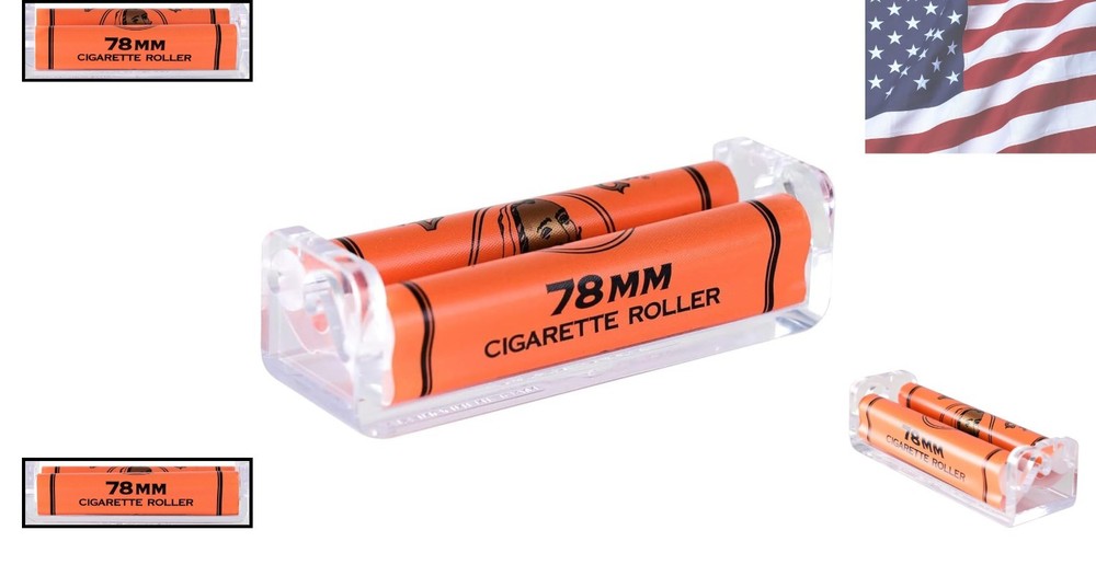 Effortless Cigarette Rolling Machine for 78mm Papers - Lightweight & Stylish