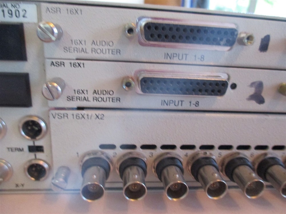 Leitch 16X1p Pro Video Switch Router Control Studio Panel Professional RackMount