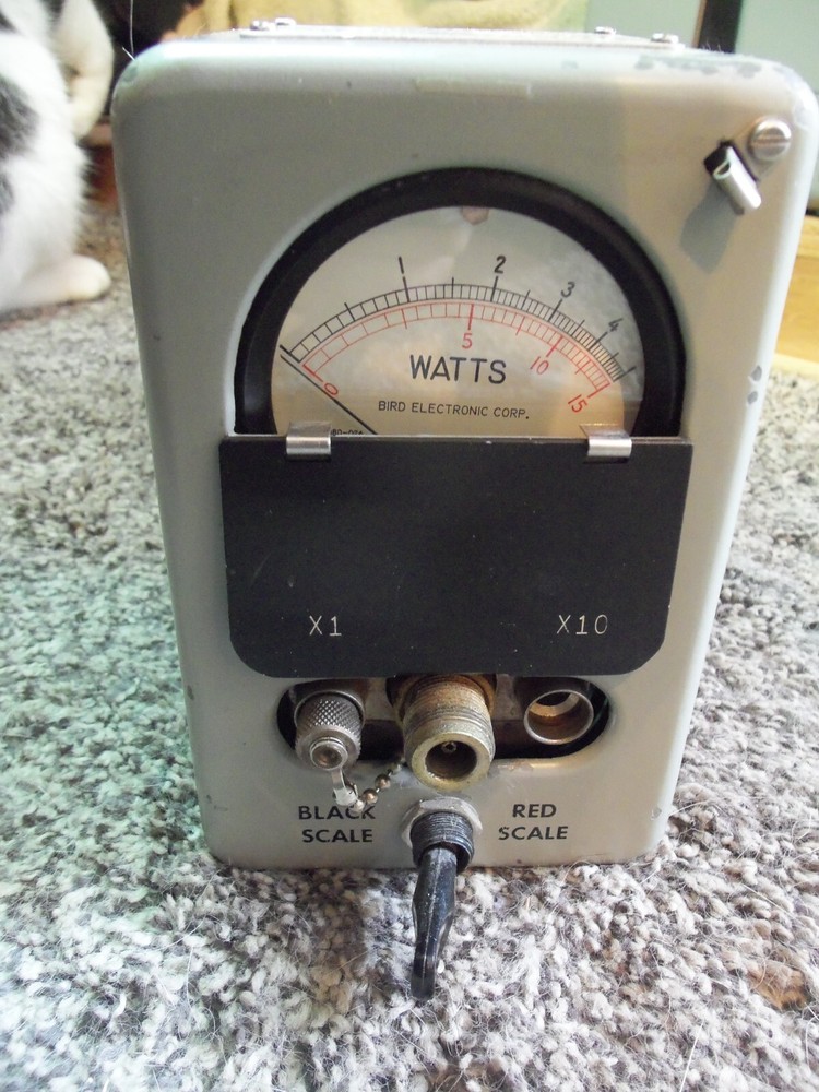 Bird 43 6154 Thruline Wattmeter 150W Termaline Dummy Load Resistor