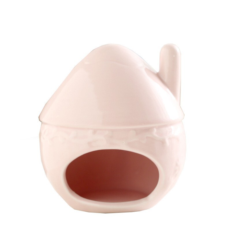 Ceramic Hamster House – Cooling Nest for Summer, Hideout Sleeping Shel