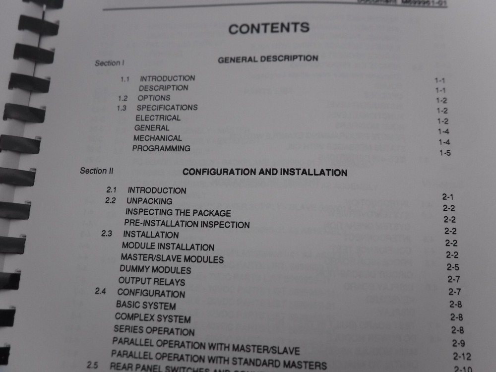 Elgar AT8000 Programmable DC System Manual M699961-02
