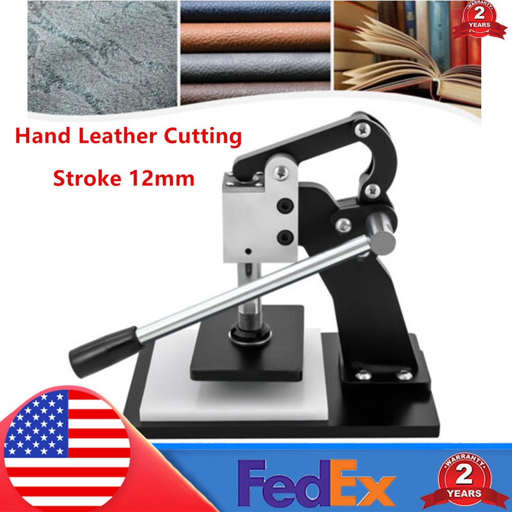 Manual Leather Die Cutting Machine Hand Press Sampling Punching Machine Tool