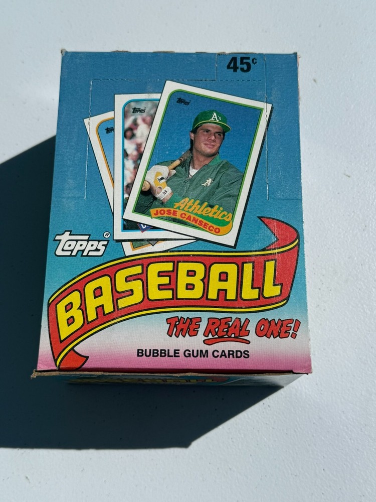 1989 Topps Baseball Wax Box