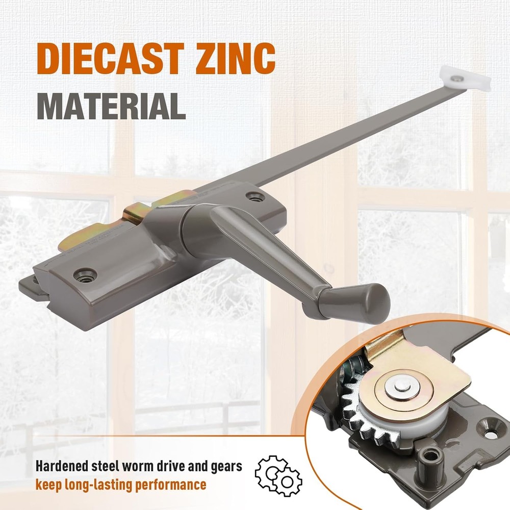 Left Window Straight Arm Operator Replacement Casement Window Crank Tool