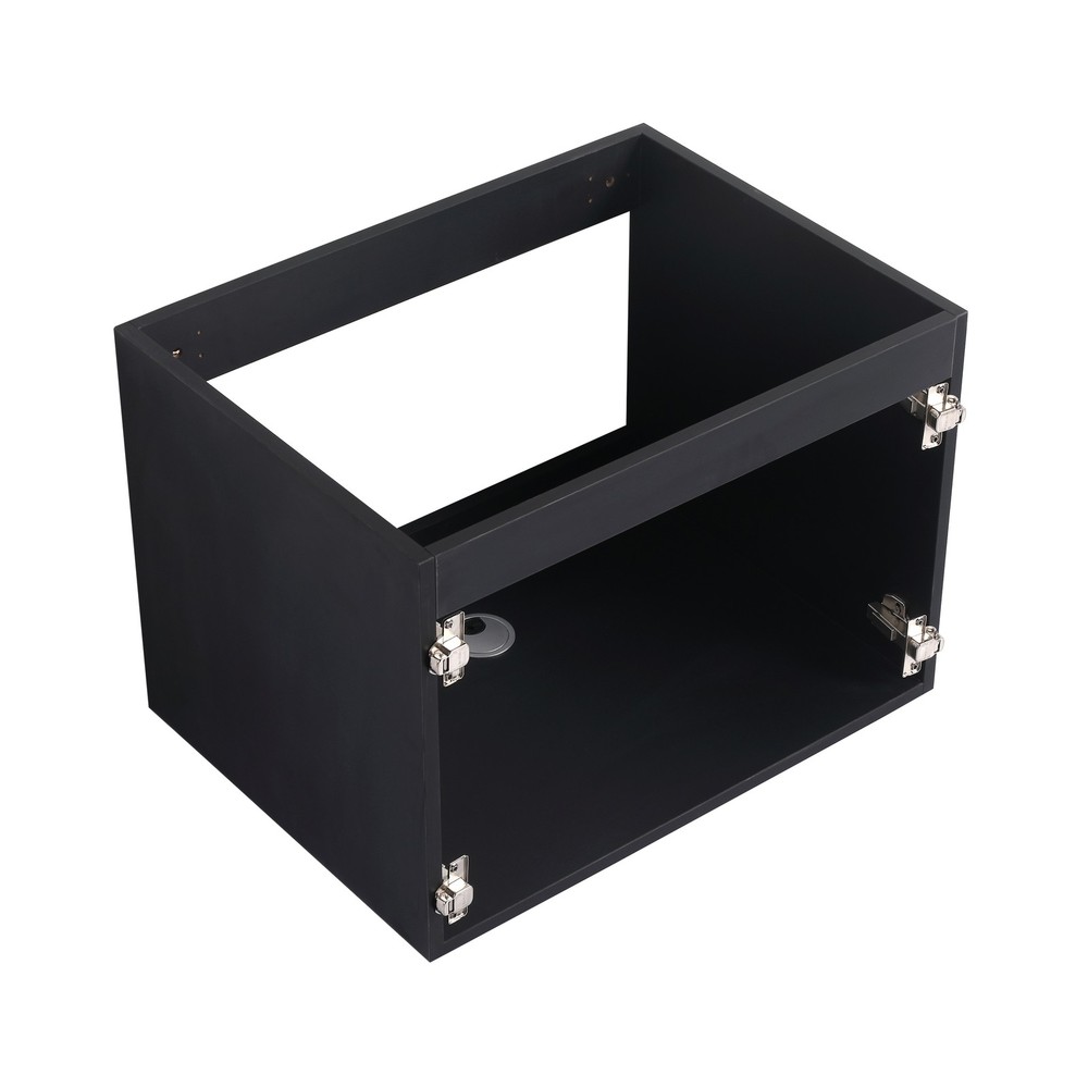 24'' Floating Wall-Mounted Bathroom Vanity & Soft-Close Hinge(Only Vanity and Ba