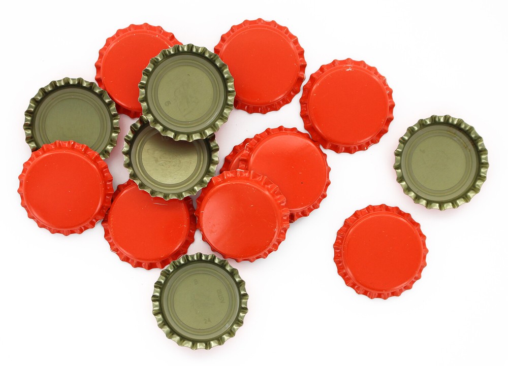 Black Beauty Bottle Capper With Orange Oxygen Barrier Crown Caps-144