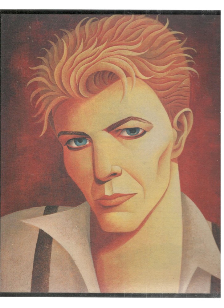 David Bowie   Picture on Particle Board    Excellent Condition