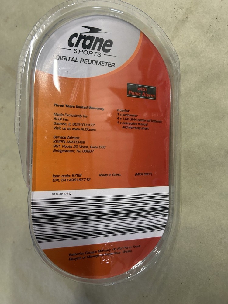 Crane Digital Pedometer