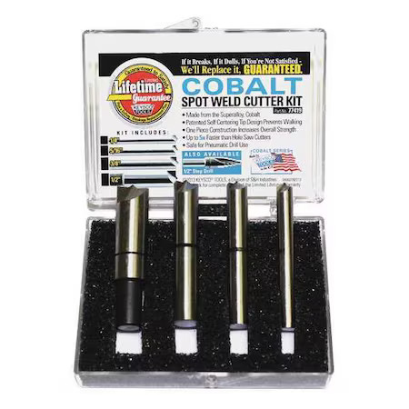 Keysco Tools 77419 Spot Weld Cutter Set, Standard