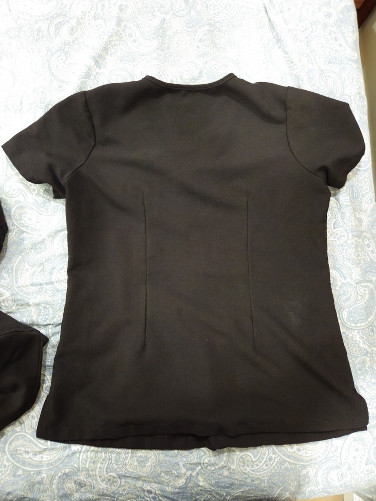 REINA Medical Uniform SCRUB SET Black