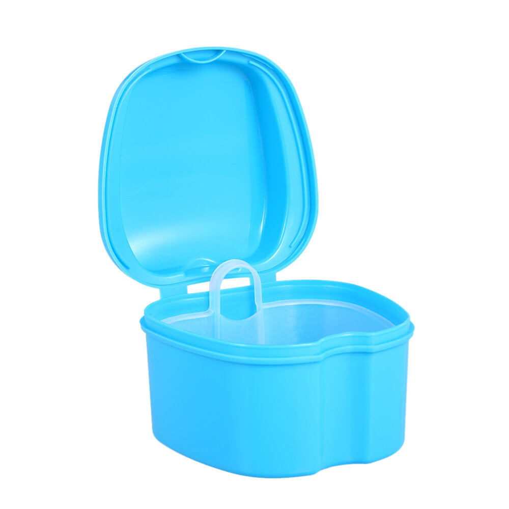 Denture Bath Denture Box Case Cup Dental Retainer Teet h Container Holder N6C8