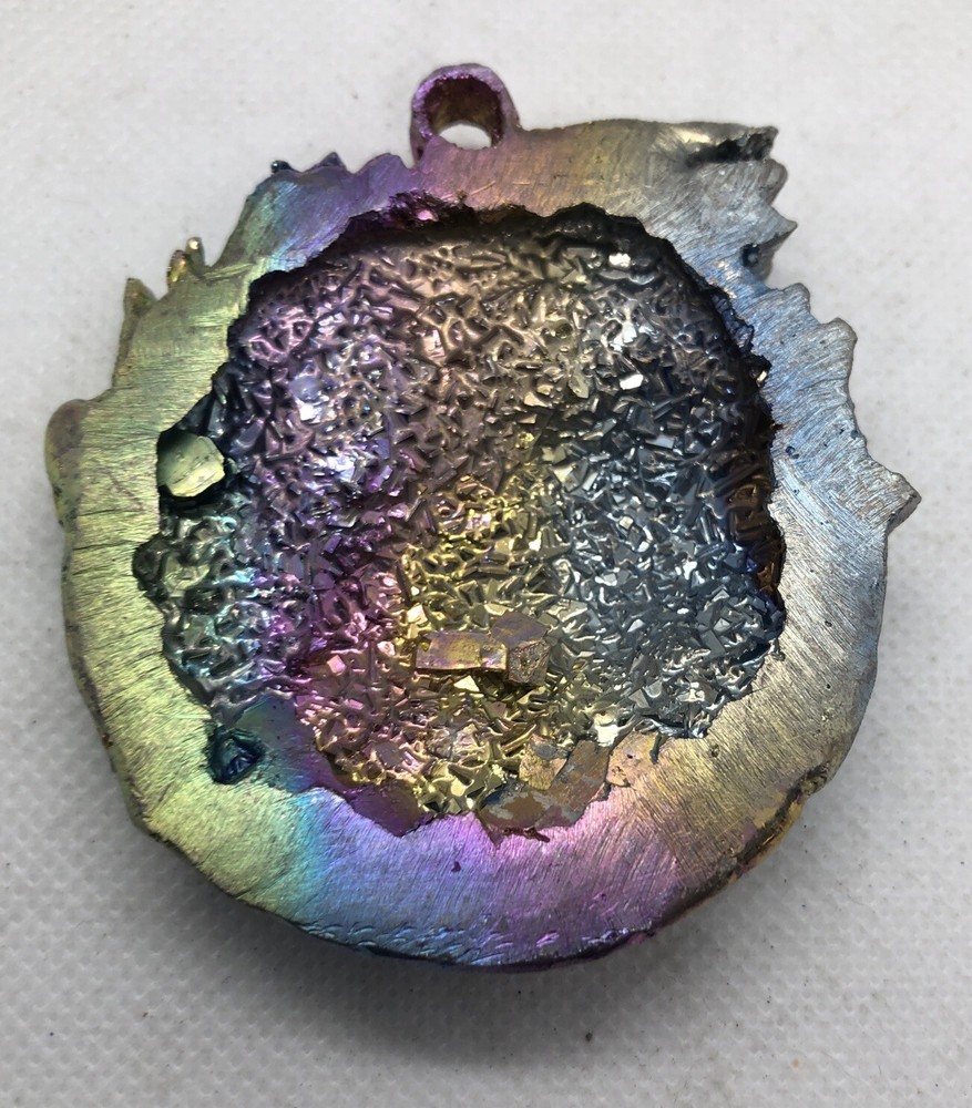 Bismuth Chinese Fish Medallion