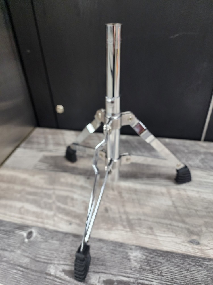 Chrome Plated Drum Stand Tripod Silver - 9" High