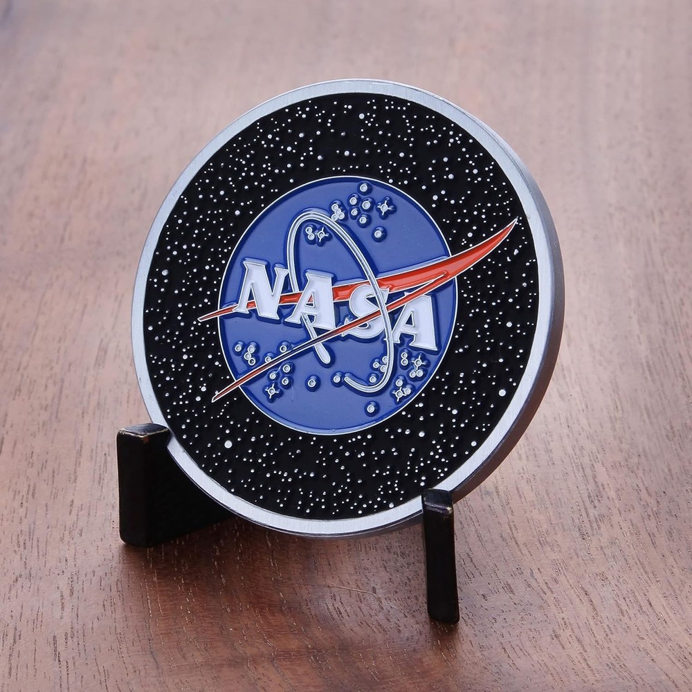 NASA Logo Stars Challenge Coin