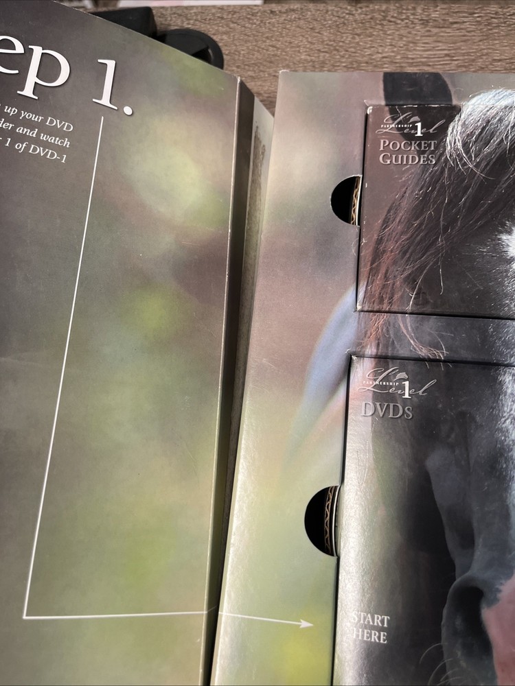 Parelli Partnership Level 1 Training Natural Horsemanship Program Set. Read.