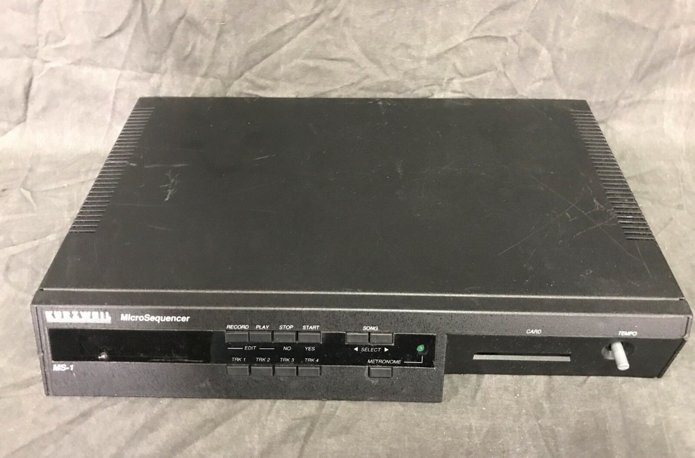 VINTAGE KURZ-WEIL MS-1 MICROSEQUENCER 4-TRACK SEQUENCER SYNTH SYNTHESIZER