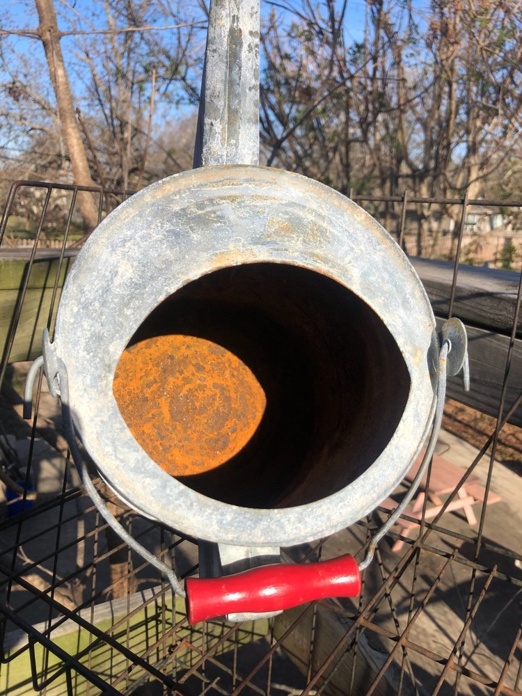 Galvanized Metal Water Can