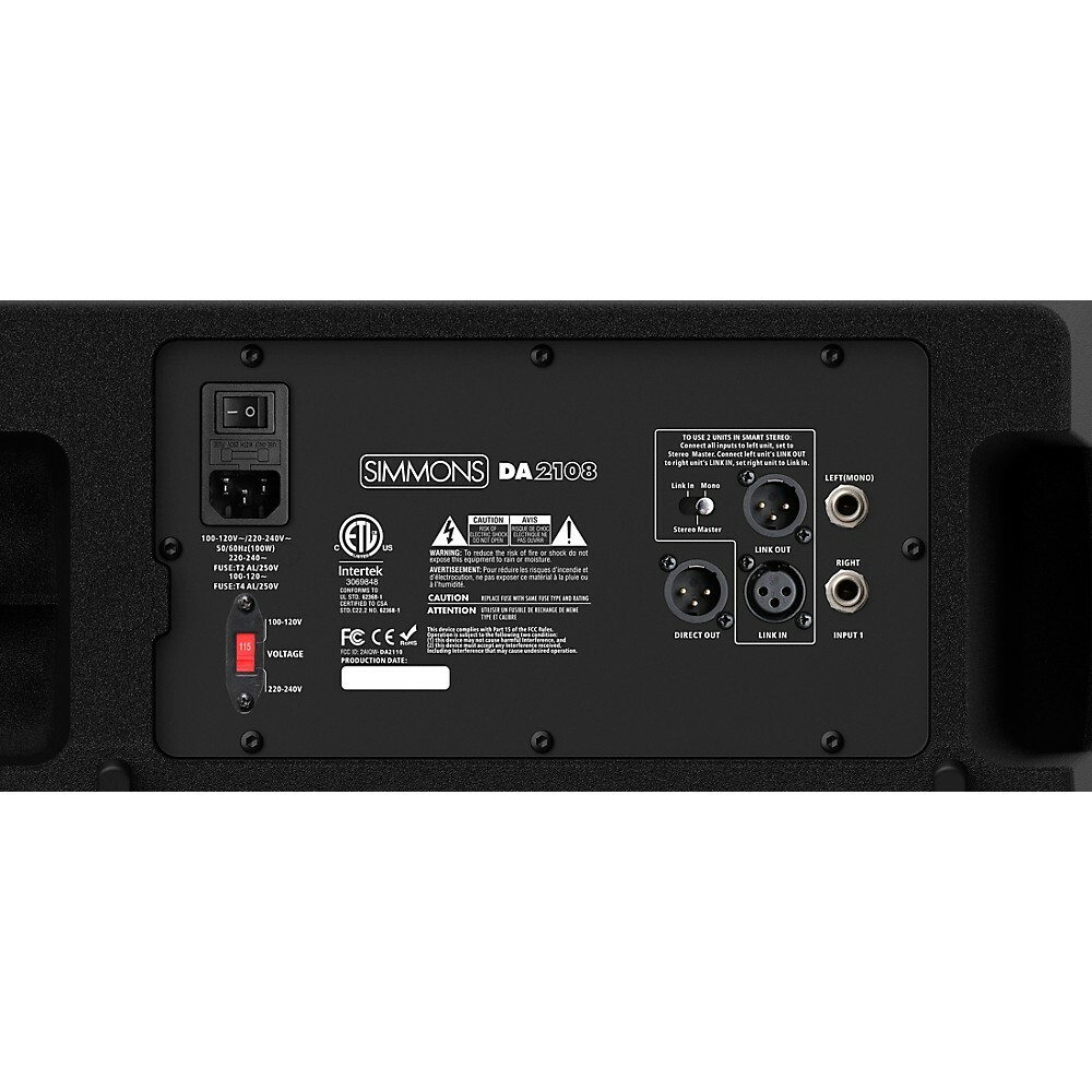 Simmons DA2108 Advanced Drum Amp