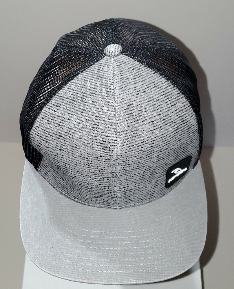 RIP CURL SURF MEN TRUCKER MESH CAP HAT Grey And Black