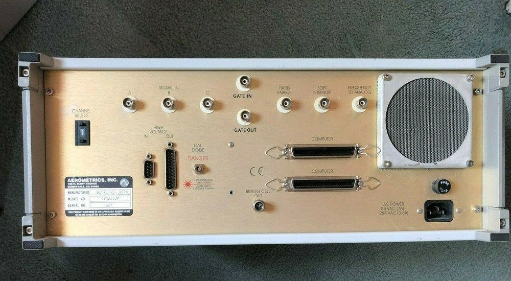 AEROMETRICS REALTIME SIGNAL ANALYZER RSA3200P