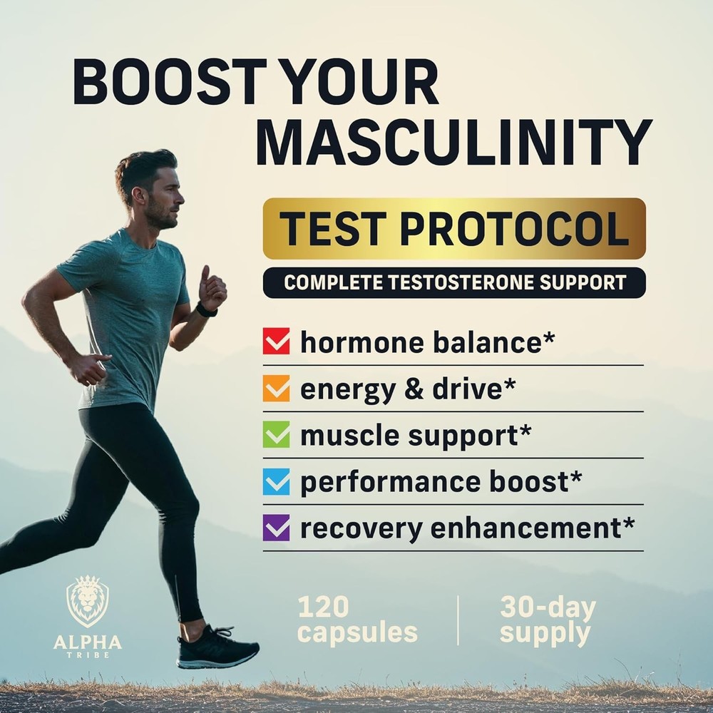 Alpha Tribe Test Protocol - Elite Natural Testosterone for Men |...