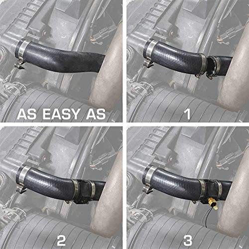 Automotive Engine Radiator in-Line Hose Fitting Adapter Water Temperature