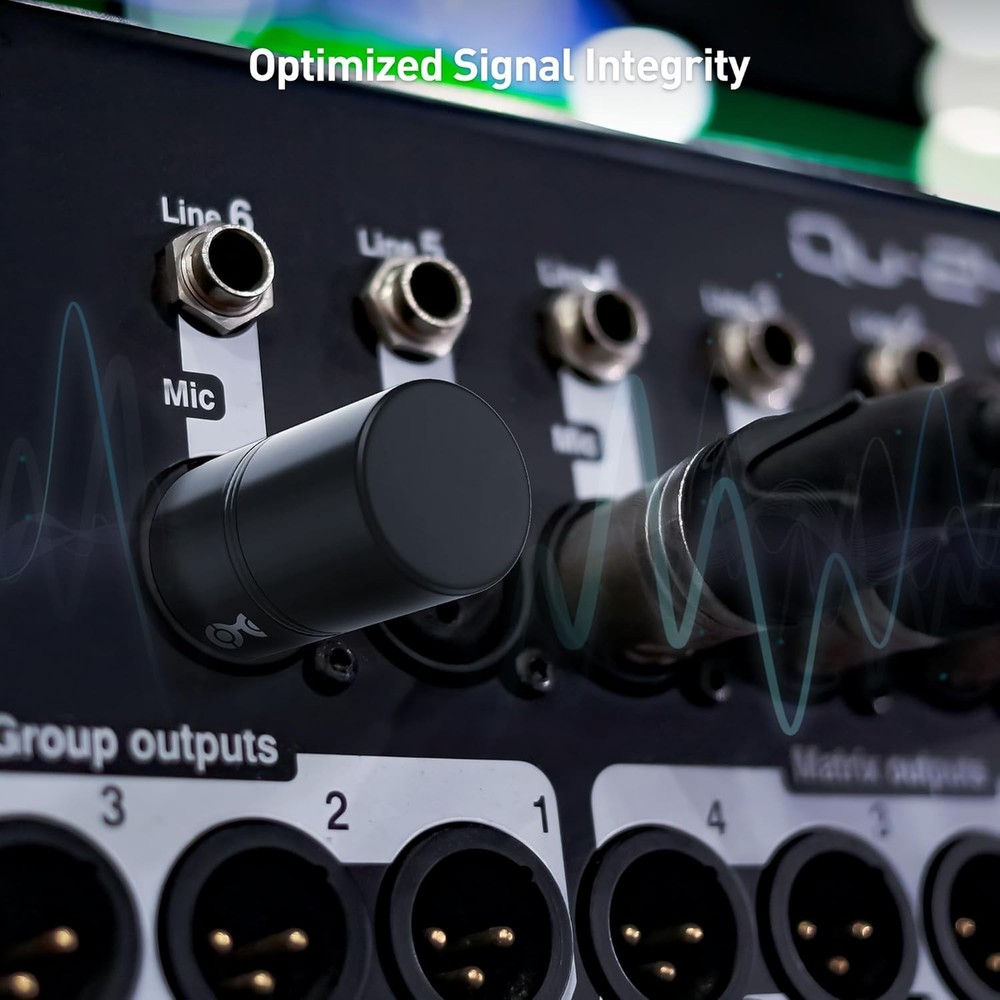 XLR DMX Terminator 3 Pin 120 Ohm Cable Matters 2 Pack Lighting Audio Set