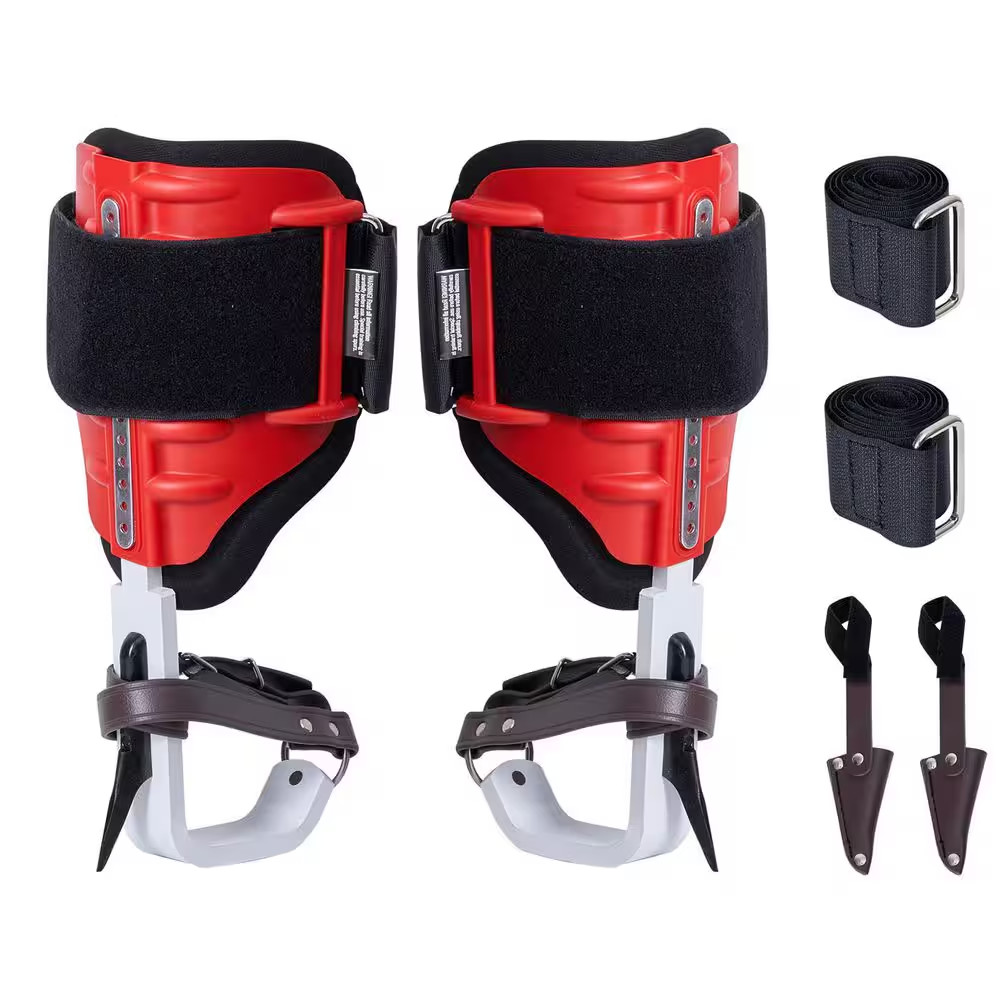 Tree Climbing Spikes, 1 Pair Aluminum Spurs, 350 Lbs. Load Capacity Tree Climbin