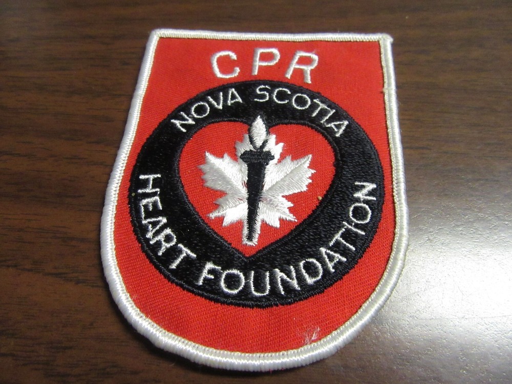 Nova Scotia Heart Foundation CPR Patch    c25