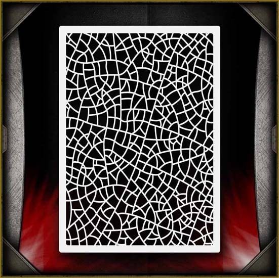 Leaf Pattern 1 Airbrush Stencil Template Airsick