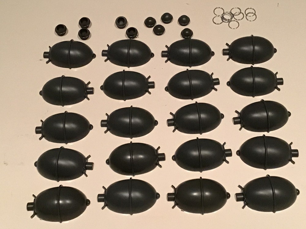 M39 German Remora Egg Toy / Stage Prop Grenade  10 Complete Kits