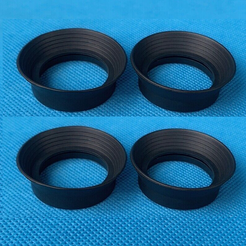 4pcs Binocular Microscope Eyepiece Cup Rubber Eye Lens Guard Shield For 29-36mm