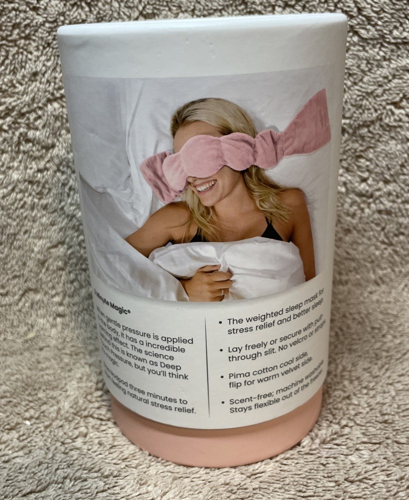 Nodpod Weighted Blanket / Light Blocking Design for Sleeping Blush Pink New