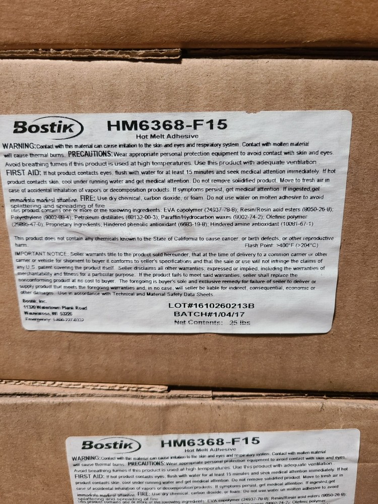Bostik adhesive Glue sticks HM 6368-F15