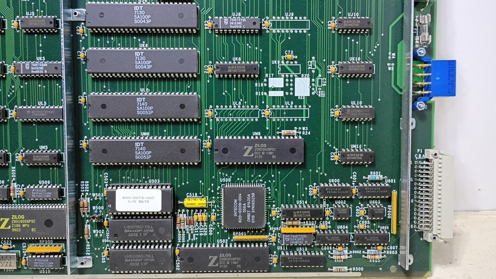 Four New Large Intecom Vintage Computer Boards Lots Of Chips & Processors