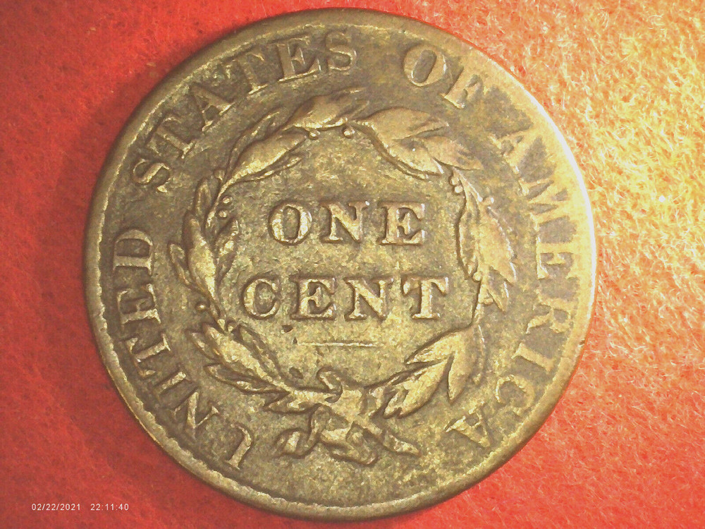 1824 Coronet Head Large Cent