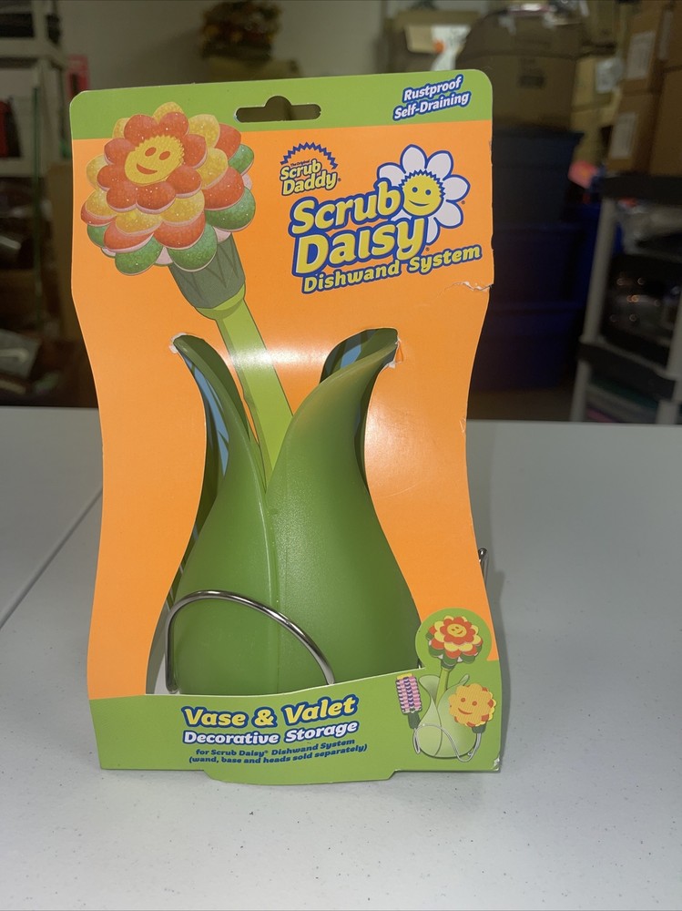 Scrub Daddy VASE & VALET Storage for Scrub Daisy Dishwand System Rustproof
