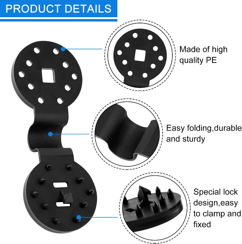 100PCS Plastic Clips Adjustable Heavy Duty Lock Grip for Tarp & Shade Cloth USA+