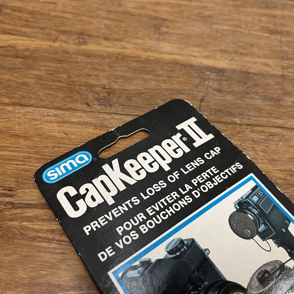 Genuine Sima CapKeeper Camera Lens Cap Lanyard NEW OPEN PACKAGE