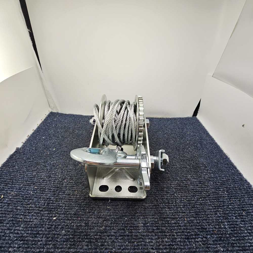 600lbs Steel Cable Hand Winch Manual Hand Crank Winch