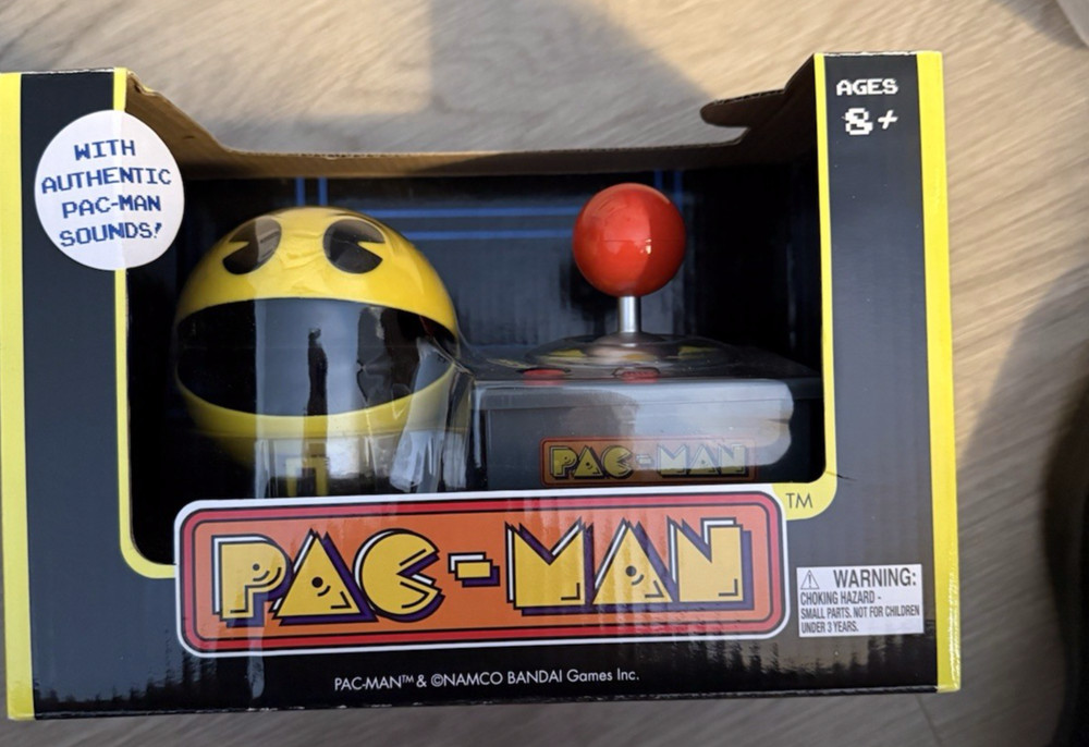 Pac-Man Infrared RC Racer-yellow-vtg