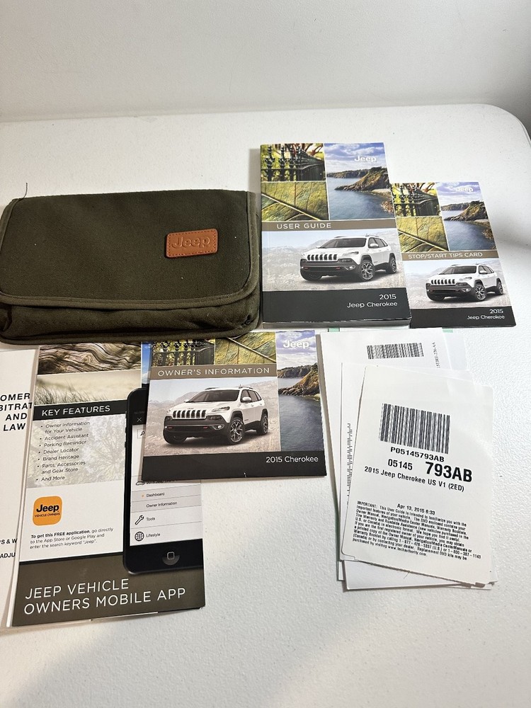 2015 Jeep Cherokee Owner's Manual Set