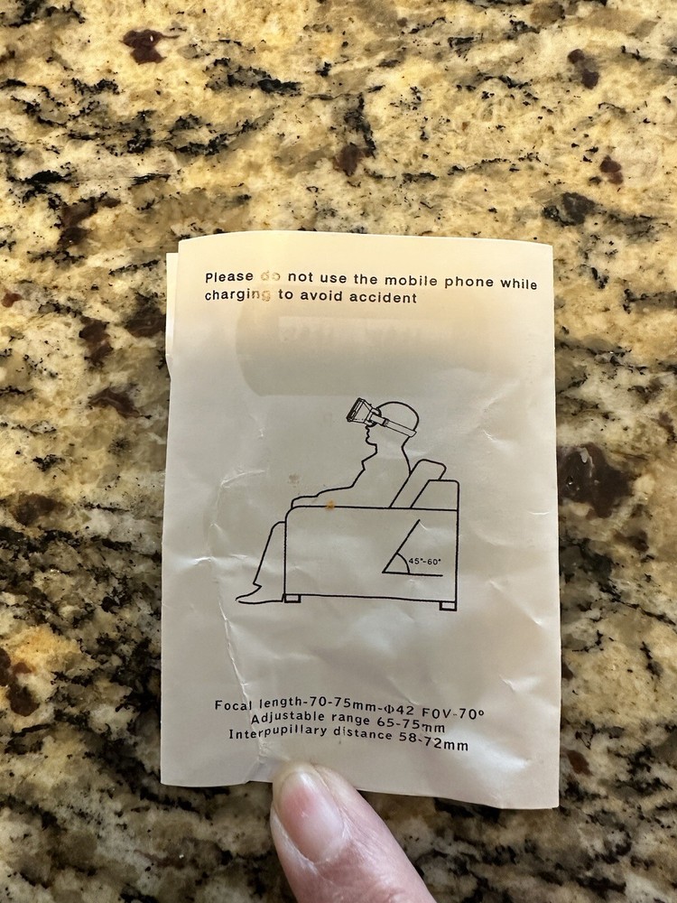 VR OCT 17 3D Glasses Virtual Reality Headset Game Video for iPhone Android IOS