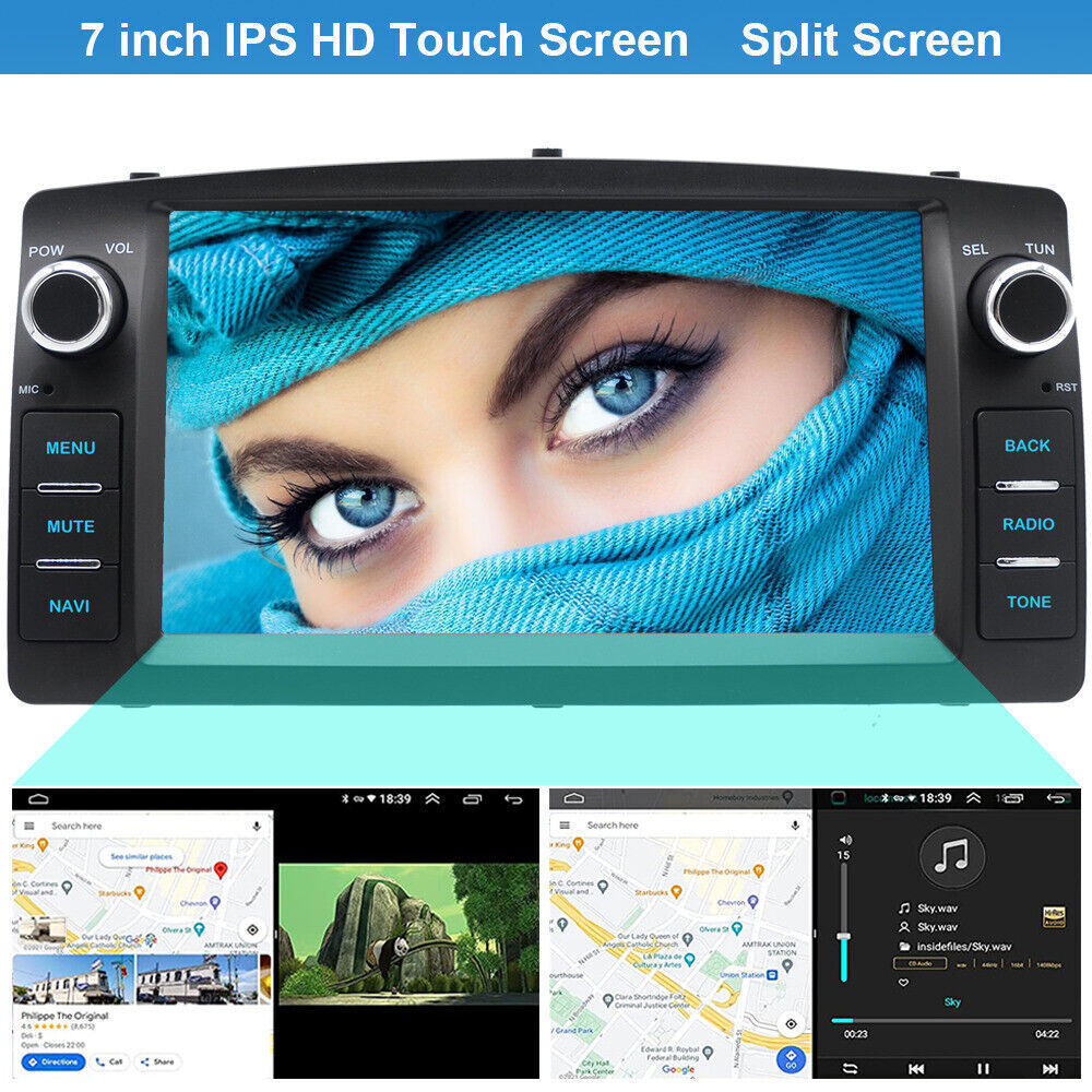 For Corolla 2000-2006 Radio Android 13 CarPlay Android Auto Navi Bluetooth GPS