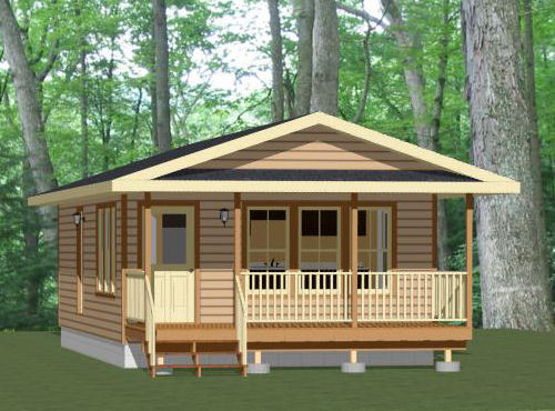 18x32 Tiny House -- 576 sqft -- PDF Floor Plan -- Model 2A