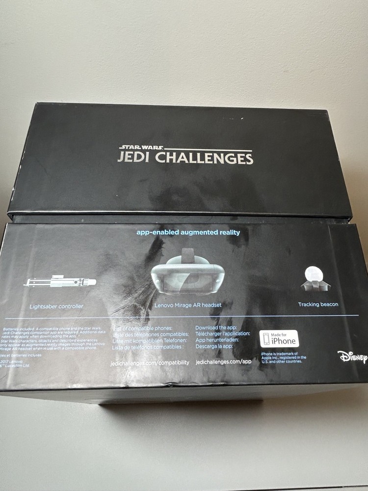 Star Wars Jedi Challenges AR Headset w/ Lightsaber Controller